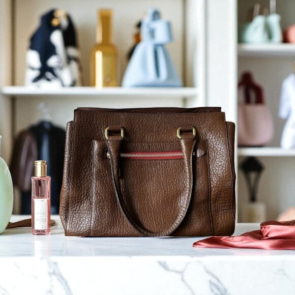 coach vintage brown leather bag - Picture 2 of 3